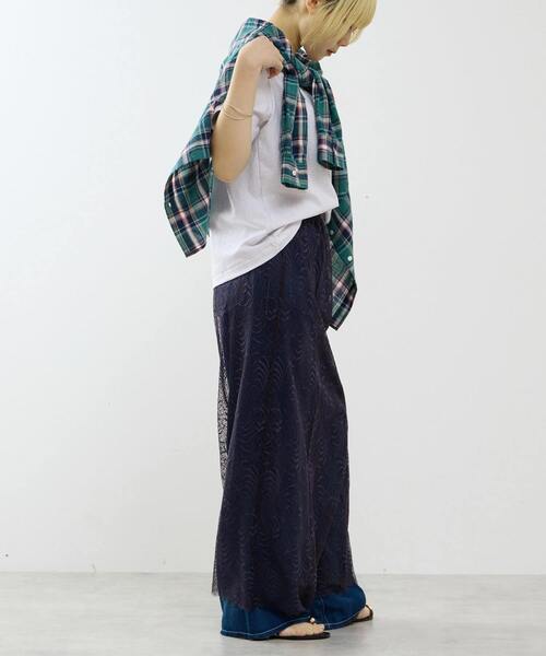 SOFFITTO(ソフィット)の「レーススカート(スカート・レディース・クリーム/ネイビー・FREE)」の16枚目の写真