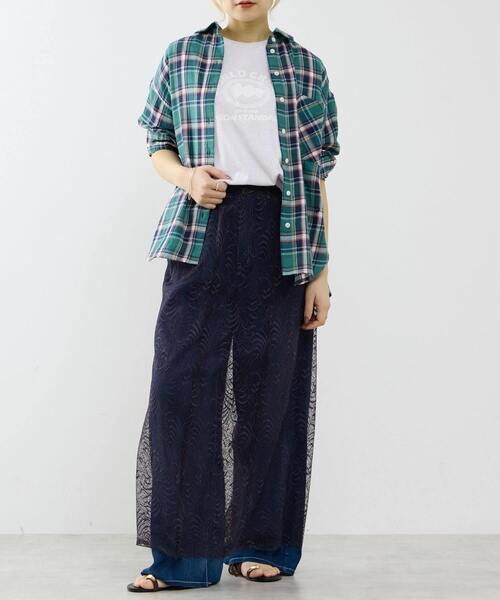 SOFFITTO(ソフィット)の「レーススカート(スカート・レディース・クリーム/ネイビー・FREE)」の17枚目の写真