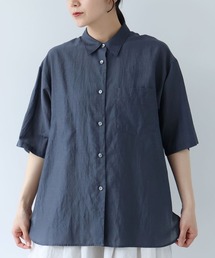 ☆新品☆bulle de savon リネンブラウス bulle de savon｜ビュルデサボンのシャツ/ブラウス（リネン・麻）通販