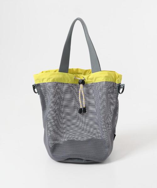 EKAL(エカル)の「TINY GARDEN PRODUCTS ストロール2WAYメッシュバッグ(ハンドバッグ・レディース・ブラック/グレー・ONE)」の1枚目の写真