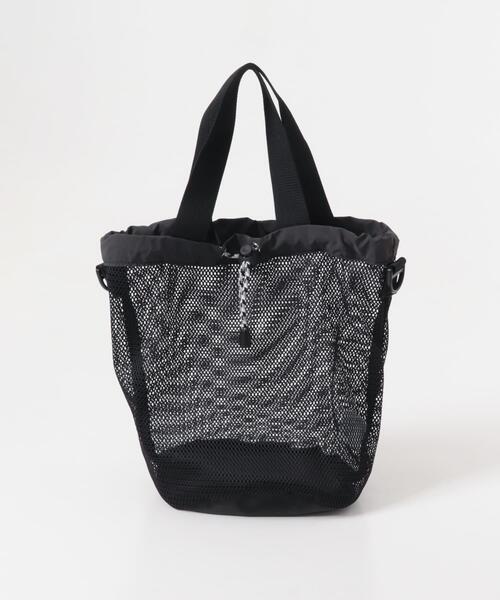 EKAL(エカル)の「TINY GARDEN PRODUCTS ストロール2WAYメッシュバッグ(ハンドバッグ・レディース・ブラック/グレー・ONE)」の3枚目の写真