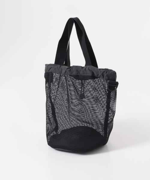 EKAL(エカル)の「TINY GARDEN PRODUCTS ストロール2WAYメッシュバッグ(ハンドバッグ・レディース・ブラック/グレー・ONE)」の4枚目の写真