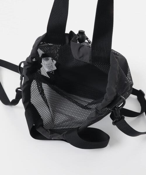 EKAL(エカル)の「TINY GARDEN PRODUCTS ストロール2WAYメッシュバッグ(ハンドバッグ・レディース・ブラック/グレー・ONE)」の8枚目の写真