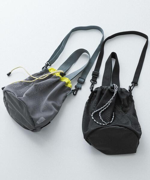 【美品】alo 2way メッシュバック ☆透け感が可愛い☆ALOメッシュ トートバッグ ブラック ☆アロヨガ