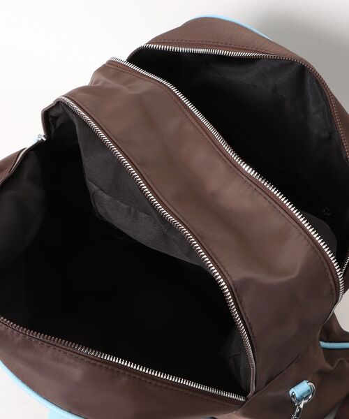 ammy.（エイミードット）の「【 ammy. / エイミードット 】 ナイロン コンビ 2WAY ボストン バッグ（ボストンバッグ・レディース・ブラウン/ブラック・FREE）」の4枚目の写真