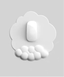 ammy. | 【 ammy. / エイミードット 】 リストサポート付き ふわふわ 雲 マウスパッド(PCグッズ)