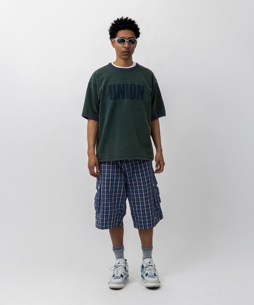 UNION（UNION TOKYO）（ユニオン）の「UNION TOKYO BIG LOGO RINGER TEE ユニオントーキョー Tシャツ（Tシャツ/カットソー・メンズ・グリーン/ダークブラウン・XL/L/M/S）」の20枚目の写真