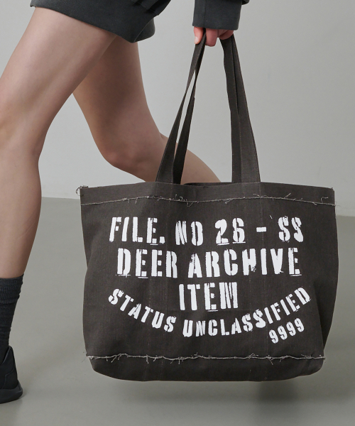 DEARMYDEER(ディアマイディア)の「ヴィンテージインデックスショルダーバッグ(ブラウン)(ショルダーバッグ・レディース・その他・FREE)」の6枚目の写真