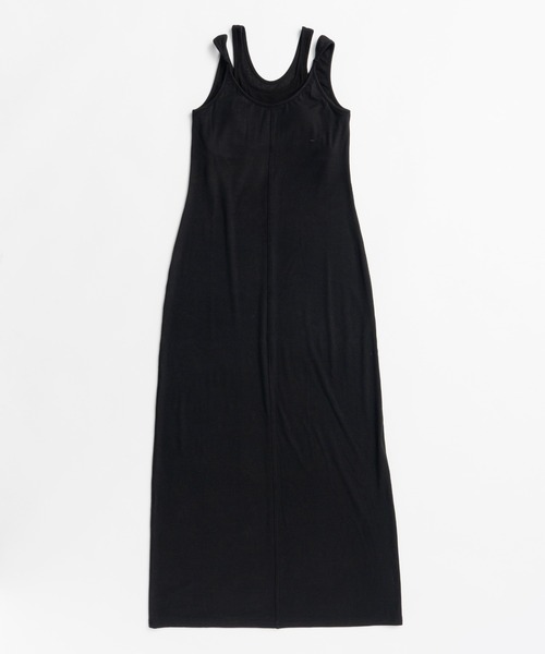 PRANK PROJECT(プランクプロジェクト)の「【2026Summer Pre-Order】ダブルネックカップインキャミワンピ / Double Neck Cup-In Cami Dress(ワンピース・レディース・ブラウン/チャコールグレー/ブラック・36/38)」の18枚目の写真