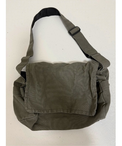 YACA(ヤーカ)の「cotton shoulder bag/コットンショルダーバッグ【unisex item】(ショルダーバッグ・レディース・ブラック/カーキ・FREE)」の12枚目の写真