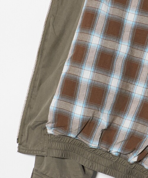 PERSON'S(パーソンズ)の「<PERSON'S SHOP> Blouson/ブルゾン(ライダースジャケット・メンズ・ブラック/オリーブ・M/L)」の9枚目の写真