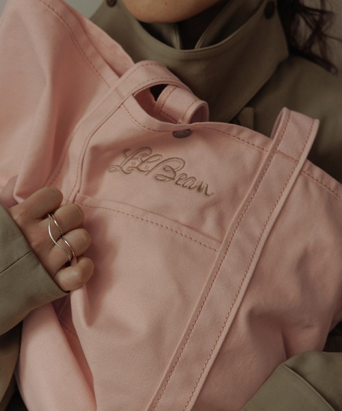 SALON adam et rope'(サロン アダム エ ロペ)の「【L.L.Bean for SALON(エル・エル・ビーン)】別注middle grocery tote(トートバッグ・レディース・ブラウン系その他3/イエロー系その他2/サックスブルー/ピンク系その他・FREE)」の14枚目の写真