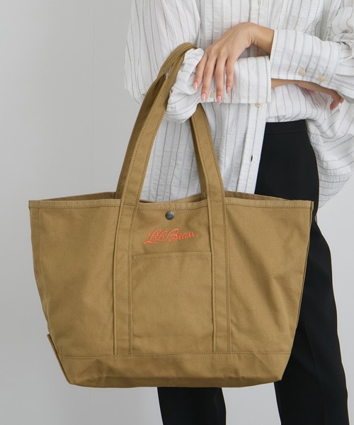 SALON adam et rope'(サロン アダム エ ロペ)の「【L.L.Bean for SALON(エル・エル・ビーン)】別注middle grocery tote(トートバッグ・レディース・ブラウン系その他3/イエロー系その他2/サックスブルー/ピンク系その他・FREE)」の20枚目の写真