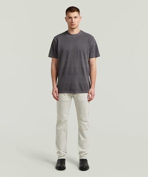 G-STAR(ジースター)の「Washed Jacquard T-Shirt/ウォッシュド加工ジャガードTシャツ(Tシャツ/カットソー・メンズ・グリーン系その他/グレー系その他/ブルー系その他・X-SMALL/MEDIUM/SMALL/LARGE/X-LARGE)」の18枚目の写真