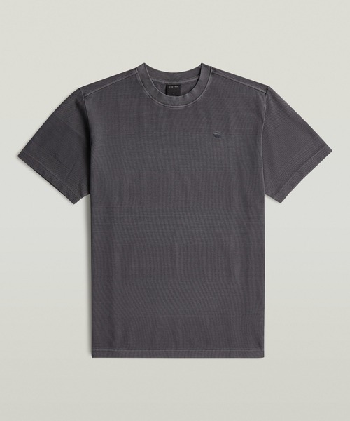 G-STAR(ジースター)の「Washed Jacquard T-Shirt/ウォッシュド加工ジャガードTシャツ(Tシャツ/カットソー・メンズ・グリーン系その他/グレー系その他/ブルー系その他・X-SMALL/MEDIUM/SMALL/LARGE/X-LARGE)」の17枚目の写真