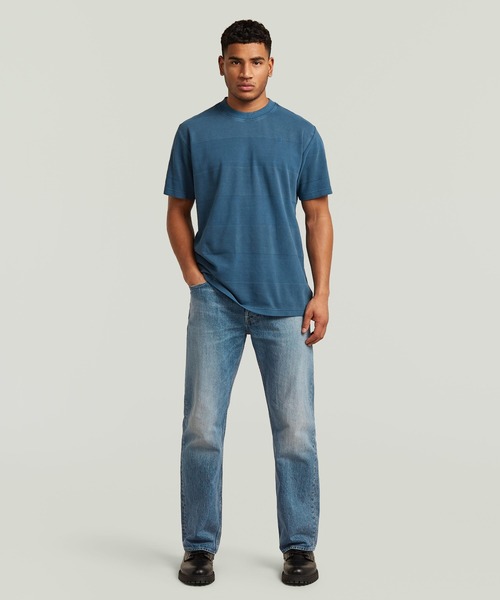 G-STAR(ジースター)の「Washed Jacquard T-Shirt/ウォッシュド加工ジャガードTシャツ(Tシャツ/カットソー・メンズ・グリーン系その他/グレー系その他/ブルー系その他・X-SMALL/MEDIUM/SMALL/LARGE/X-LARGE)」の13枚目の写真