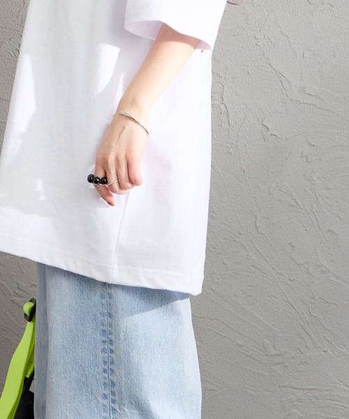 BEN DAVIS（ベンデイビス）の「【WEB限定】[BEN DAVIS/ベンデイビス] HEART CHENILLE バック刺繍デザイン ショートスリーブTシャツ（Tシャツ/カットソー・レディース・ホワイト/ネイビー/ブラック・XL/M/L）」の15枚目の写真