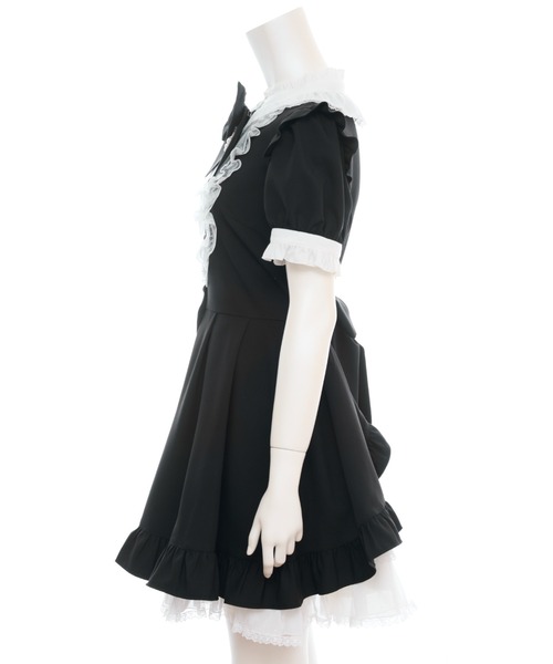 Secret Honey（シークレットハニー）の「半袖バッスルワンピース（ワンピース・レディース・ブラック/ピンク/グレー・MEDIUM）」の15枚目の写真