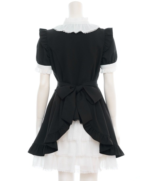 Secret Honey（シークレットハニー）の「半袖バッスルワンピース（ワンピース・レディース・ブラック/ピンク/グレー・MEDIUM）」の16枚目の写真