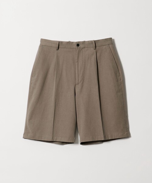 Steven Alan(スティーブンアラン)の「<Steven Alan> グレース ツイル アウト ワンプリーツ ショート パンツ(スラックス・メンズ・グレー/オフホワイト・XL/L/M/S)」の2枚目の写真