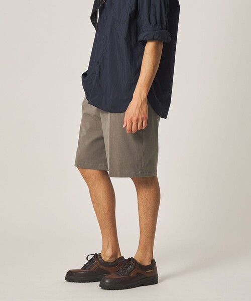 Steven Alan(スティーブンアラン)の「<Steven Alan> グレース ツイル アウト ワンプリーツ ショート パンツ(スラックス・メンズ・グレー/オフホワイト・XL/L/M/S)」の11枚目の写真