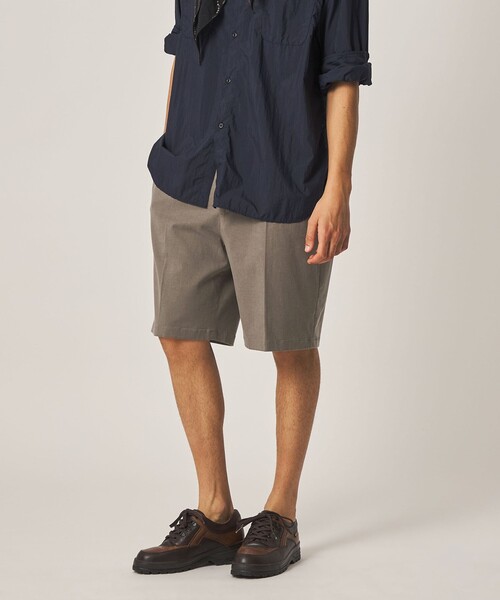 Steven Alan(スティーブンアラン)の「<Steven Alan> グレース ツイル アウト ワンプリーツ ショート パンツ(スラックス・メンズ・グレー/オフホワイト・XL/L/M/S)」の12枚目の写真