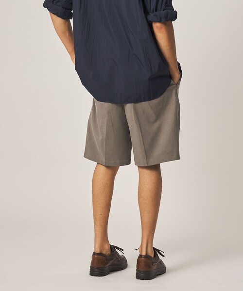 Steven Alan(スティーブンアラン)の「<Steven Alan> グレース ツイル アウト ワンプリーツ ショート パンツ(スラックス・メンズ・グレー/オフホワイト・XL/L/M/S)」の13枚目の写真