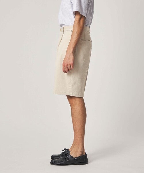 Steven Alan(スティーブンアラン)の「<Steven Alan> グレース ツイル アウト ワンプリーツ ショート パンツ(スラックス・メンズ・グレー/オフホワイト・XL/L/M/S)」の15枚目の写真