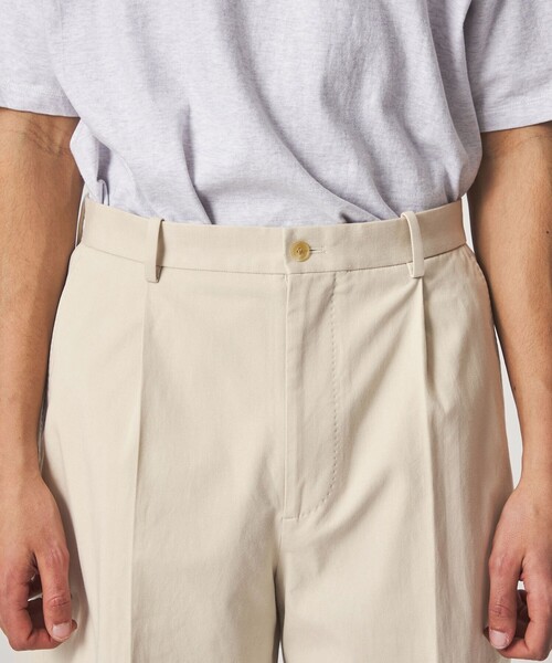 Steven Alan(スティーブンアラン)の「<Steven Alan> グレース ツイル アウト ワンプリーツ ショート パンツ(スラックス・メンズ・グレー/オフホワイト・XL/L/M/S)」の17枚目の写真