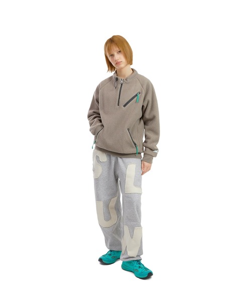 SUNLOVE（サンラブ）の「Capital Brushed Sweatpants（スウェットパンツ・レディース・ヘザーグレー/ライトブラウン/ブラック/パープル・L/M/S）」の16枚目の写真
