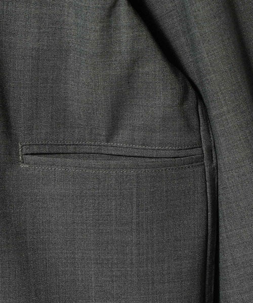 COLUMN（コラム）の「COLUMN / ポリエステルウール シャツ＜THE COLUMN＞（シャツ/ブラウス・メンズ・チャコールグレー/ネイビー・LARGE/MEDIUM）」の7枚目の写真