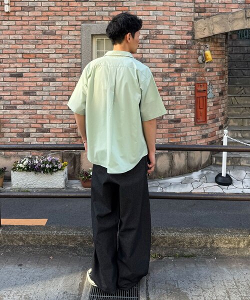 CIAOPANIC(チャオパニック)の「フリンジレイヤード半袖シャツ(シャツ/ブラウス・レディース・サックスブルー/グリーン・MEDIUM/LARGE)」の10枚目の写真