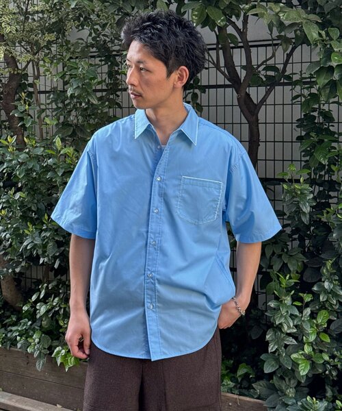 CIAOPANIC(チャオパニック)の「フリンジレイヤード半袖シャツ(シャツ/ブラウス・レディース・サックスブルー/グリーン・MEDIUM/LARGE)」の11枚目の写真