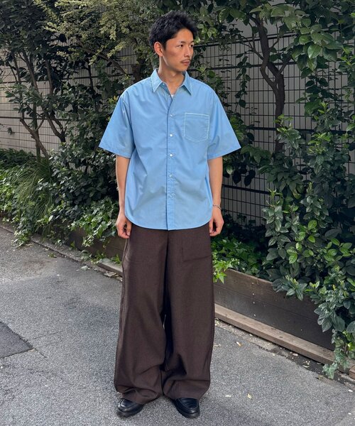 CIAOPANIC(チャオパニック)の「フリンジレイヤード半袖シャツ(シャツ/ブラウス・レディース・サックスブルー/グリーン・MEDIUM/LARGE)」の15枚目の写真