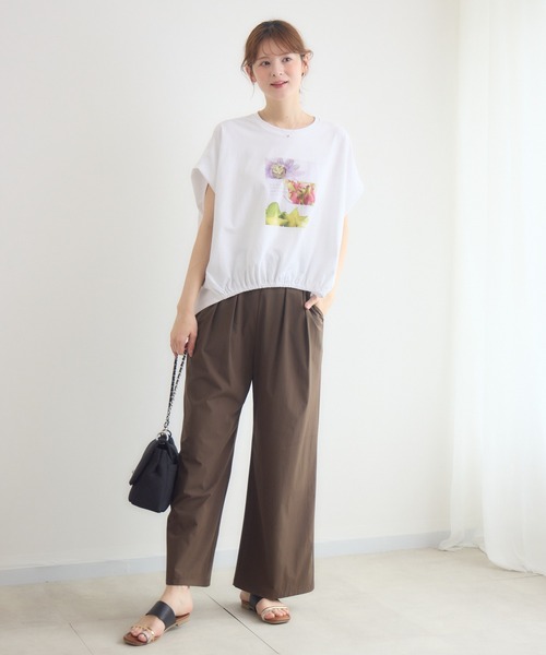 story.(ストーリー)の「【story./ストーリー】軽量フラップハンドバッグ(ハンドバッグ・レディース・ダークブラウン/ブラック・MEDIUM)」の9枚目の写真