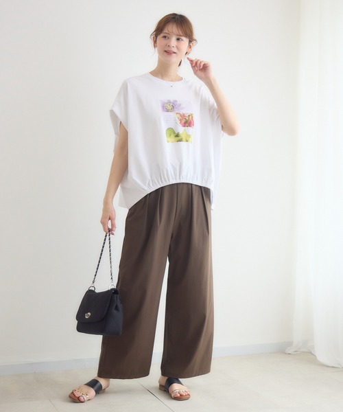 story.(ストーリー)の「【story./ストーリー】軽量フラップハンドバッグ(ハンドバッグ・レディース・ダークブラウン/ブラック・MEDIUM)」の10枚目の写真
