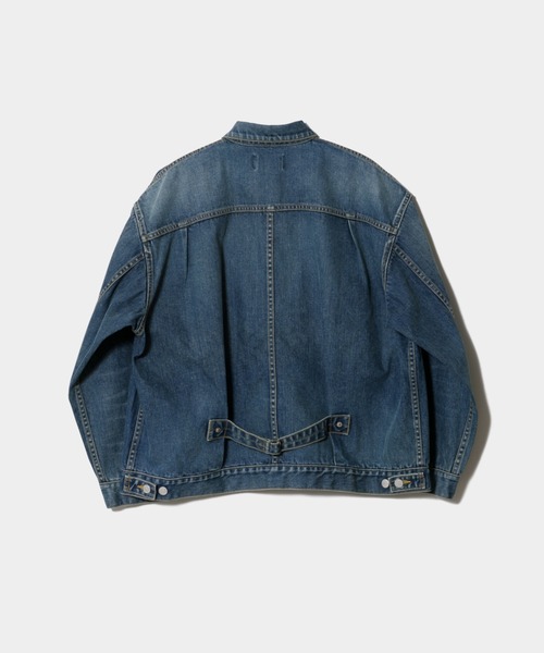beautiful people(ビューティフルピープル)の「selvedgedenim square big blous 1535102029(ブルゾン・メンズ・インディゴブルー・40)」の2枚目の写真