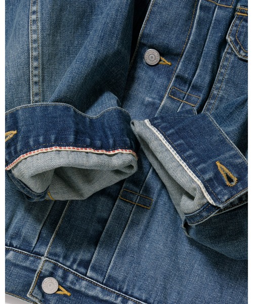beautiful people(ビューティフルピープル)の「selvedgedenim square big blous 1535102029(ブルゾン・メンズ・インディゴブルー・40)」の5枚目の写真