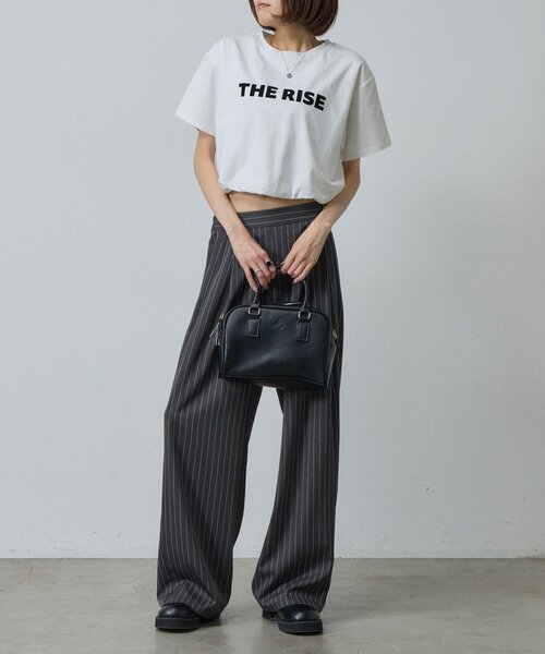 goocy（グーシー）の「【接触冷感】フロッキーロゴバルーンT（Tシャツ/カットソー・レディース・ホワイト/ブラック/チャコールグレー/ホワイト系その他・FREE）」の15枚目の写真