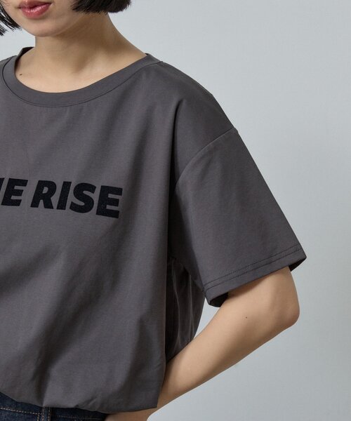 goocy（グーシー）の「【接触冷感】フロッキーロゴバルーンT（Tシャツ/カットソー・レディース・ホワイト/ブラック/チャコールグレー/ホワイト系その他・FREE）」の19枚目の写真