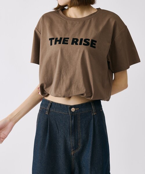 goocy(グーシー)の「【接触冷感】フロッキーロゴバルーンT(Tシャツ/カットソー・レディース・ホワイト/ブラック/チャコールグレー/ホワイト系その他/ブラウン・FREE)」の19枚目の写真