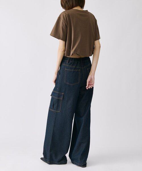 goocy(グーシー)の「【接触冷感】フロッキーロゴバルーンT(Tシャツ/カットソー・レディース・ホワイト/ブラック/チャコールグレー/ホワイト系その他/ブラウン・FREE)」の16枚目の写真