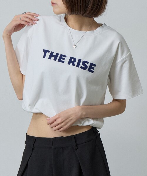 goocy(グーシー)の「【接触冷感】フロッキーロゴバルーンT(Tシャツ/カットソー・レディース・ホワイト/ブラック/チャコールグレー/ホワイト系その他/ブラウン・FREE)」の11枚目の写真