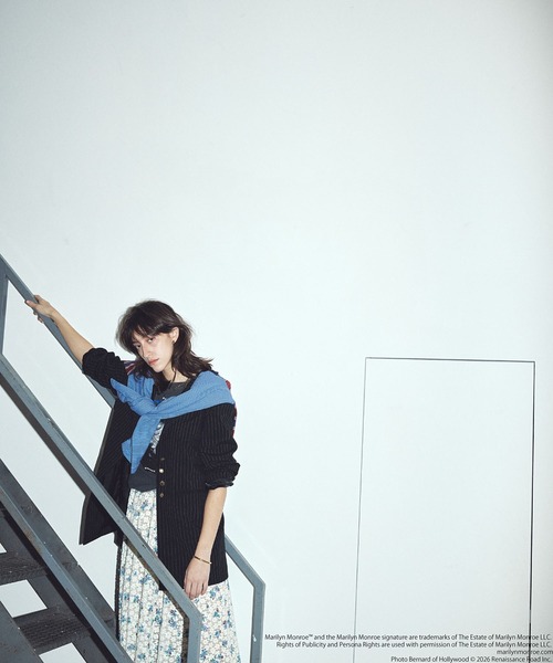 ROSE BUD(ローズバッド)の「(CREOLME)MULTI STRIPE L/S TEE(Tシャツ/カットソー・レディース・イエロー/ブルー・ONE SIZE)」の5枚目の写真