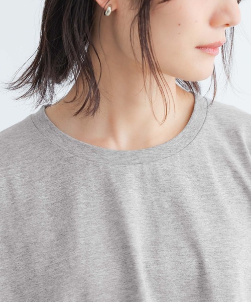 n'OrLABEL(ノアールレーベル)の「【接触冷感】冷感バンダナ柄切替カットソー(Tシャツ/カットソー・レディース・ブラック/杢グレー/オフホワイト・FREE)」の19枚目の写真