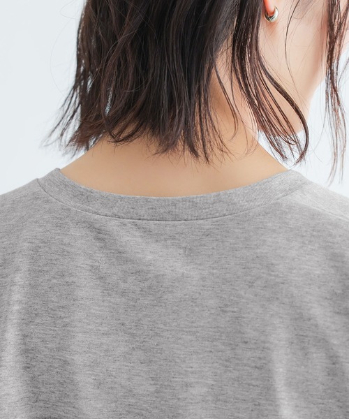 n'OrLABEL(ノアールレーベル)の「【接触冷感】冷感バンダナ柄切替カットソー(Tシャツ/カットソー・レディース・ブラック/杢グレー/オフホワイト・FREE)」の20枚目の写真