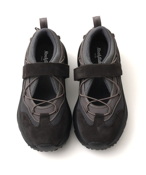 ROCKFISH WEATHERWEAR(ロックフィッシュウェザーウェア)の「ROCKFISH WEATHERWEAR BRYN VELCRO SNK V2 / ロックフィッシュ ウェザーウェア ブリン ベルクロスニーカー ブイツー(スニーカー・レディース・チャコール・23.0cm/23.5cm/24.0cm/24.5cm/25.0cm)」の2枚目の写真