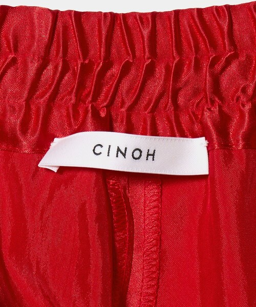 CINOH(チノ)の「<CINOH>サテン リラックス パンツ(その他パンツ・レディース・レッド/ブラック・36/38)」の16枚目の写真