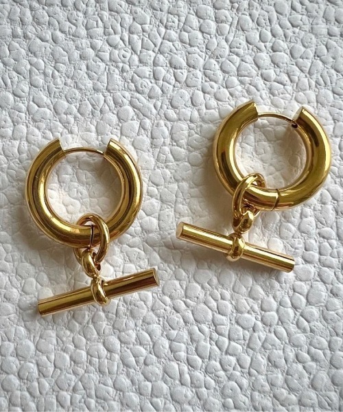 E&C closet…(イーアンドシークローゼット)の「2wayチェーンピアス(ピアス(両耳用)・レディース・シルバー/ゴールド・FREE)」の3枚目の写真
