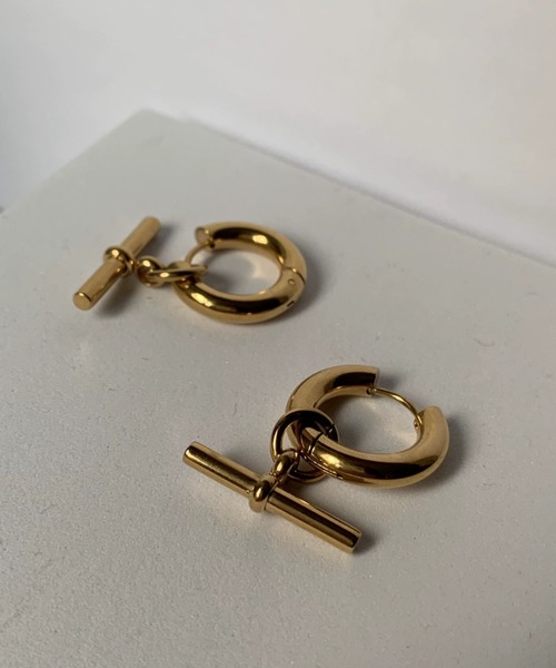 E&C closet…(イーアンドシークローゼット)の「2wayチェーンピアス(ピアス(両耳用)・レディース・シルバー/ゴールド・FREE)」の14枚目の写真